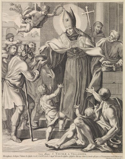 H. Thomas van Villanueva Vera effigies S. Thomae A Villanova (titel på objekt) av Conrad Lauwers