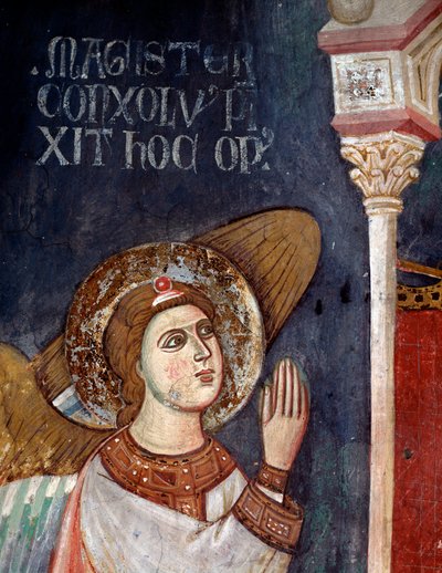 Jungfrau mit Kind, umgeben von Engeln, (Detail) von Consolo 