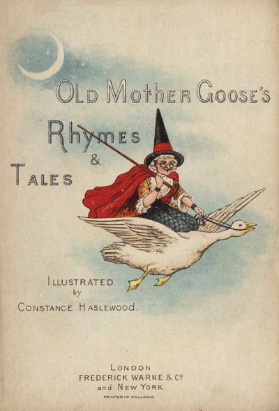 Titelsidesillustration för Old Mother Goose