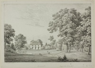 Château de Bagatelle i Bois de Boulogne av Constant Bourgeois