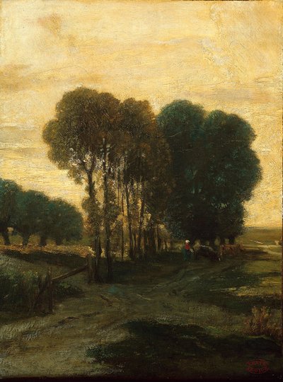 En trädklump, ca 1860 av Constant Emile Troyon