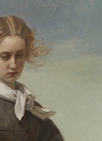 Kärlekens melankoli, 1866 av Constant Mayer
