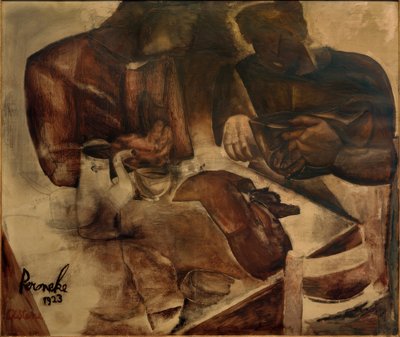 Constant Permeke, "Black Bread" / olja på duk, 1923 av Constant Permeke
