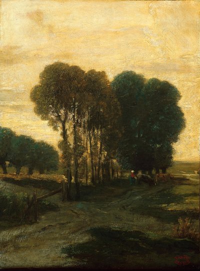 En trädklump, ca. 1860. av Constant Troyon