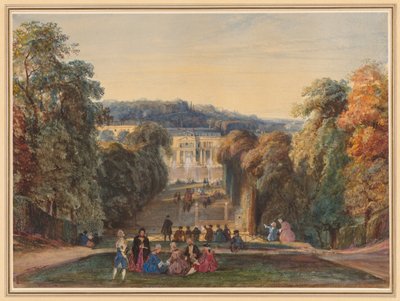 I parken Saint Cloud, 1800-talet. av Constant Troyon
