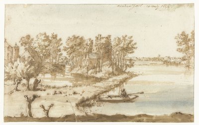 Gammal omröstning vid Wilp aan de IJssel Aen den Yssel (titel på objekt) av Constantijn Huygens (II)