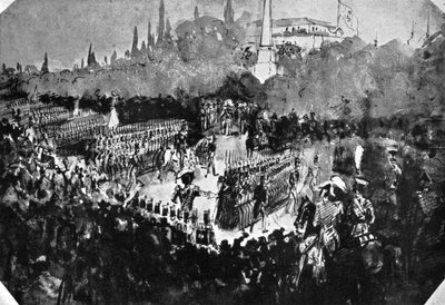 En recension i Madrid, 1930. av Constantin Guys