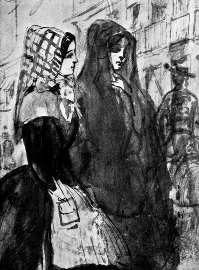 Zigenare, 1800-talet, 1930. av Constantin Guys