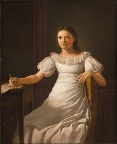 Konstnärens syster Alvilde av Constantin Hansen