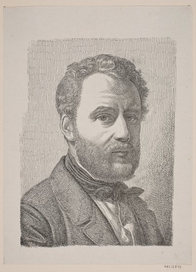 Porträtt av Wilhelm Marstrand av Constantin Hansen