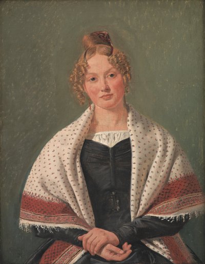 Porträtt av Hanne Wanscher, född Wegener av Constantin Hansen