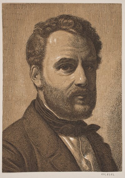 Porträtt av Wilhelm Marstrand av Constantin Hansen