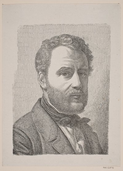 Porträtt av Wilhelm Marstrand av Constantin Hansen