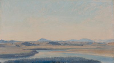 Tiberlandskap nära Acqua Acetosa av Constantin Hansen