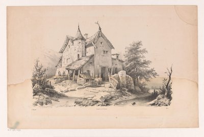 Bedjande figurer i ett landskap The Landscape (serietitel) av Constantinus Cornelis Huysmans