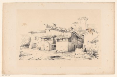 Hus och torn The Landscape (serietitel) av Constantinus Cornelis Huysmans