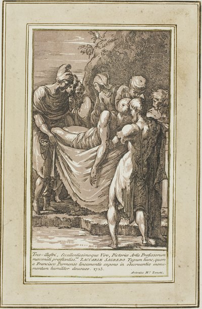 Begravningen av Conte Antonio Maria Zanetti the Elder