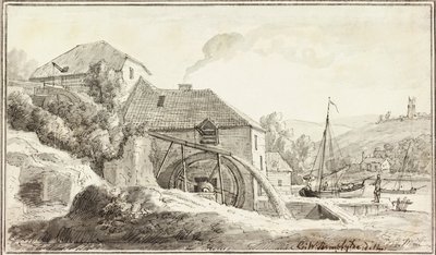 Ford Mill (bläck och akvarell på papper) av Copplestone Warre Bamfylde