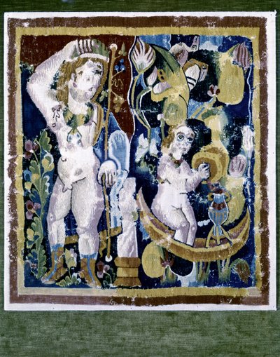 Koptisk konst: Dionysos, ca 395-641 (gobeläng) av Coptic Coptic