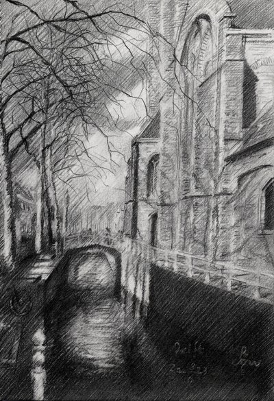 Skiss av Moody Canal av Corné Akkers