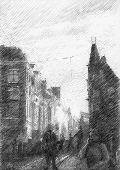 Stadsskiss av Corné Akkers