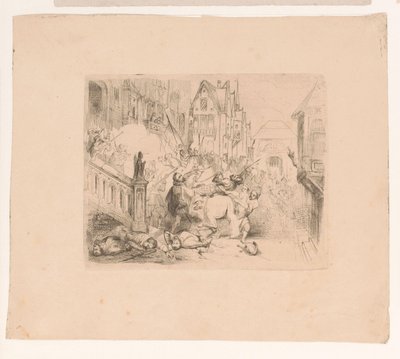 Frans Hercules van Anjou utvisad från Antwerpen av Corneille Seghers