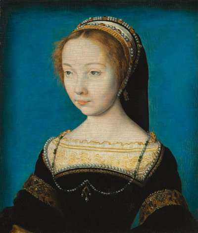 Porträtt av en kvinna, ca. 1540. av Corneille de Lyon