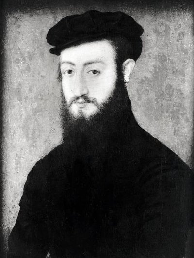 Porträtt av en gentleman av Corneille de Lyon attr. to Corneille de Lyon attr. to