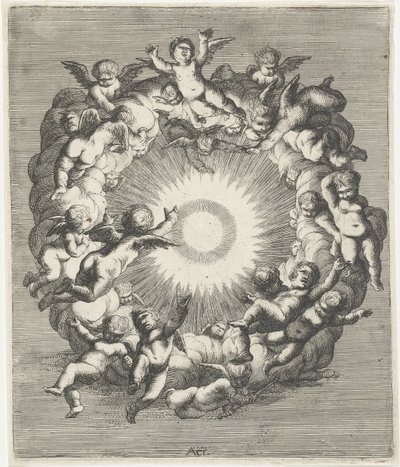 Himmel Aer (titel på objekt) De fyra elementen (serietitel) av Cornelis A. Hellemans