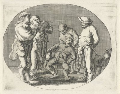 Sjungande bondesällskap av Cornelis A. Hellemans
