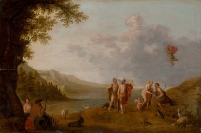 The Judgement of Paris, c. 1650. av Cornelis Adamsz. Willaerts