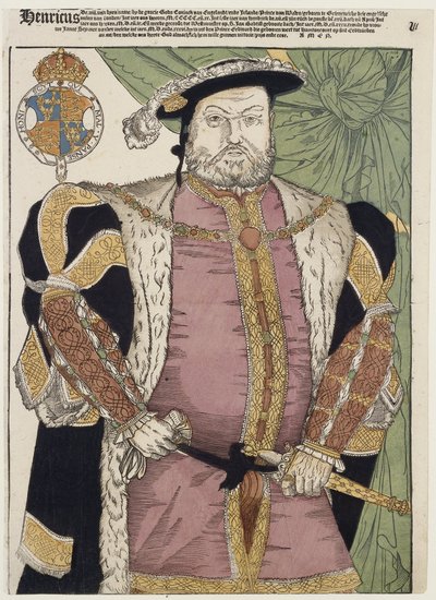 Porträtt av Henrik VIII av England av Cornelis Anthonisz. (manner of)