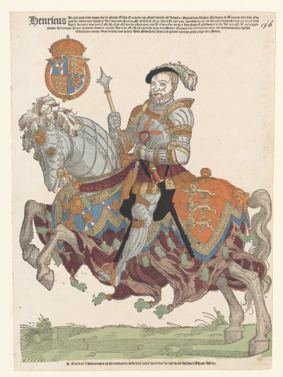 Porträtt av Henrik VIII av England av Cornelis Anthonisz. (manner of)
