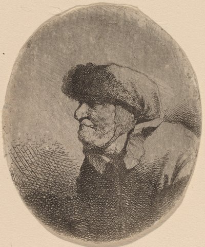 スウェーデンの老婆の胸像 av Cornelis Pietersz Bega