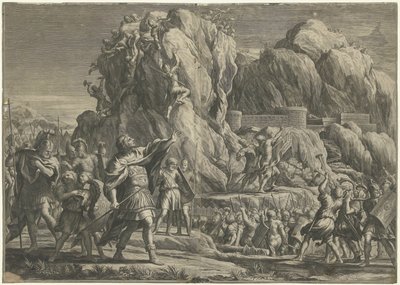 Alexander den store tar staden Petra av Cornelis Bloemaert (II)