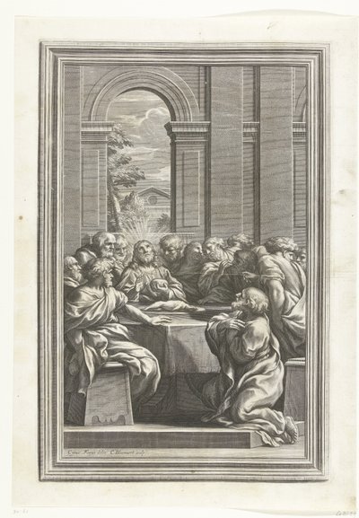 Sista måltiden av Cornelis Bloemaert (II)