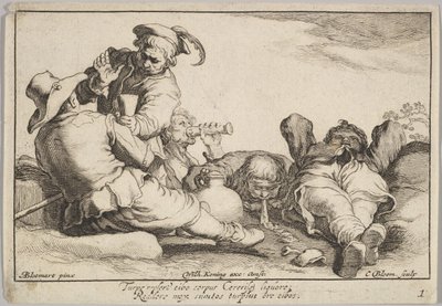 Sysselsättningens nöjen. av Cornelis Bloemaert