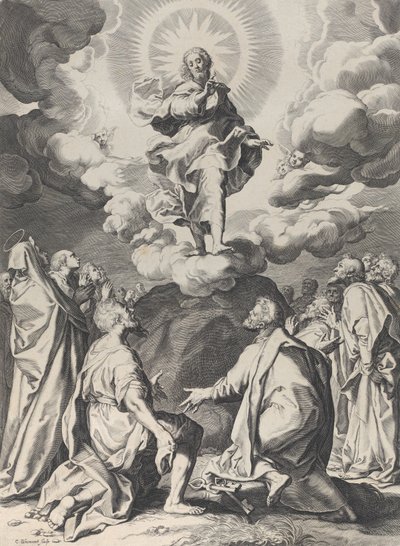 Himmelsfärden, ca. 1593. av Cornelis Bloemaert