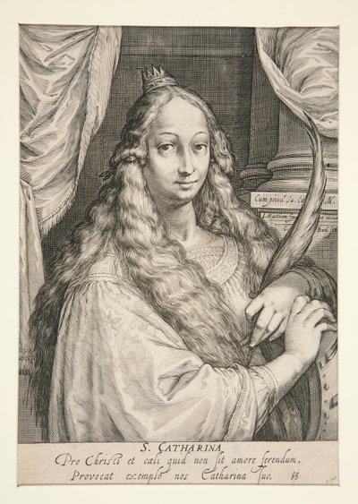 Den heliga Katarina av Alexandria av Cornelis Boel