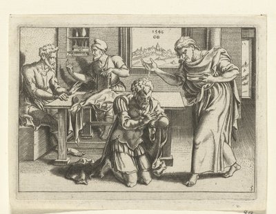 Ananias döper Paulus The Life of Paul (serietitel) av Cornelis Bos