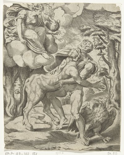 Jupiter, Io och Juno Jupiters kärleksäventyr (serietitel) av Cornelis Bos