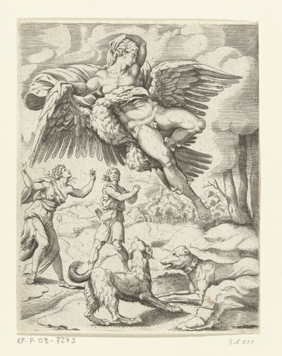 Jupiter och Ganymedes Jupiters kärleksäventyr (serietitel) av Cornelis Bos