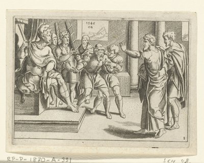 Paulus gör Elymas blind The Life of Paul (serietitel) av Cornelis Bos