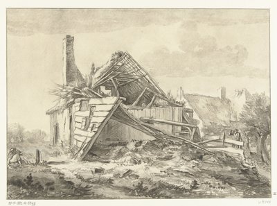 Förfallen gård av Cornelis Brouwer