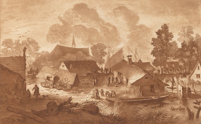 By med damm, ca. 1782. av Cornelis Brouwer