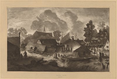 By med damm, ca. 1782. av Cornelis Brouwer