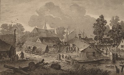 By med damm, ca. 1782. av Cornelis Brouwer