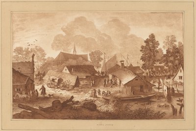 By med damm, ca. 1782. av Cornelis Brouwer