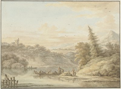 Flodlandskap av Cornelis Buys