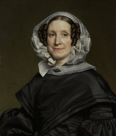 Aryna av krukan (1786-1850). Hustru till N. J. A. C. Hoffmann av Cornelis Cels (signed by artist)
